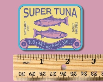 Super Tuna Sticker | BTS inspired sticker | bts Jin | Cute Sticker | bts meme | bts song | custom bts sticker | bts fan sticker | cute bts