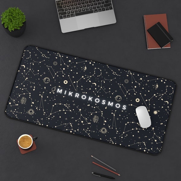 BTS Desk Mat | Gaming Desk Mat | Dorm Desk Mat | Mikrokosmos Desk Mat | Desk Accessories | BTS Mouse Pad | XL Mouse Pad