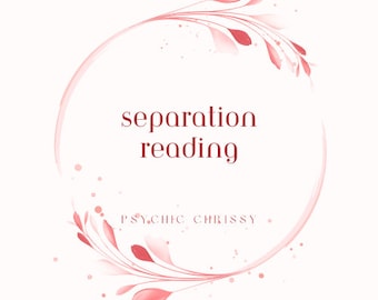 separation reading detailed with oracle cards.