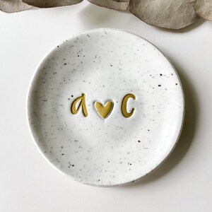 Cadeau de fiançailles/cadeau d'anniversaire/porte-objets/cadeau personnalisé/cadeau fait main/porte-bagues/cadeau pour femme/souvenir