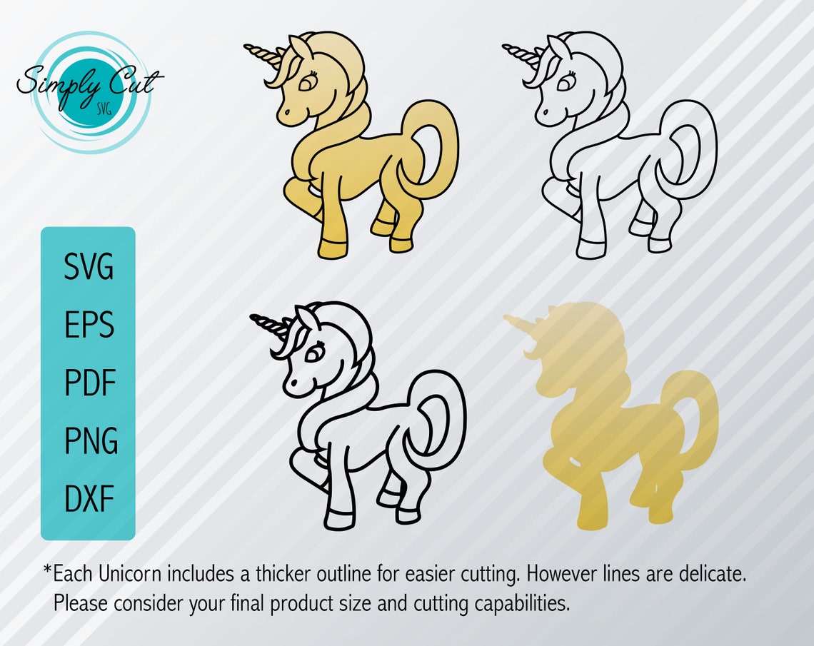 Unicorn SVG Bundle Layered Unicorn Vector Art Unicorn - Etsy