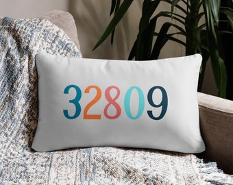 Custom Zip Code Pillow, Personalized Pillow, Housewarming Gift, First Home Gift, New Home Gift