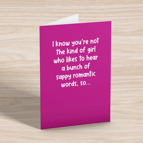 Naughty Valentines Day Card for Wife, Sexy Valentines Card for Girlfriend, Sexy Valentine Gifts for Her, Naughty Cards for Valentine's Day