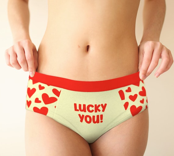 Lucky You Naughty Panty, Sexy Panties for Her, Kinky Underwear, Sexy  Girlfriend Gift, Lingerie for Sex, Erotic Lingerie, Valentines Lingerie -   Norway