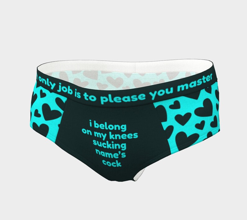 Custom Name Panties Personalized With Your Words I Belong on Etsy