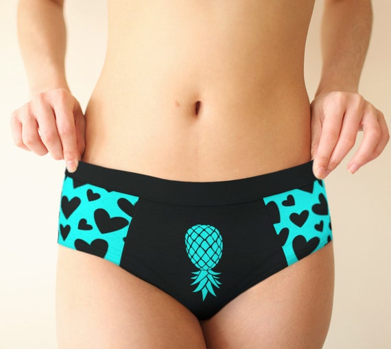 Sexy Panties for Swingers, Upside Down Pineapple Lingerie, Naughty Gift for  Her, Women's Underwear, Sexy Underwear, Get Naked Panty 