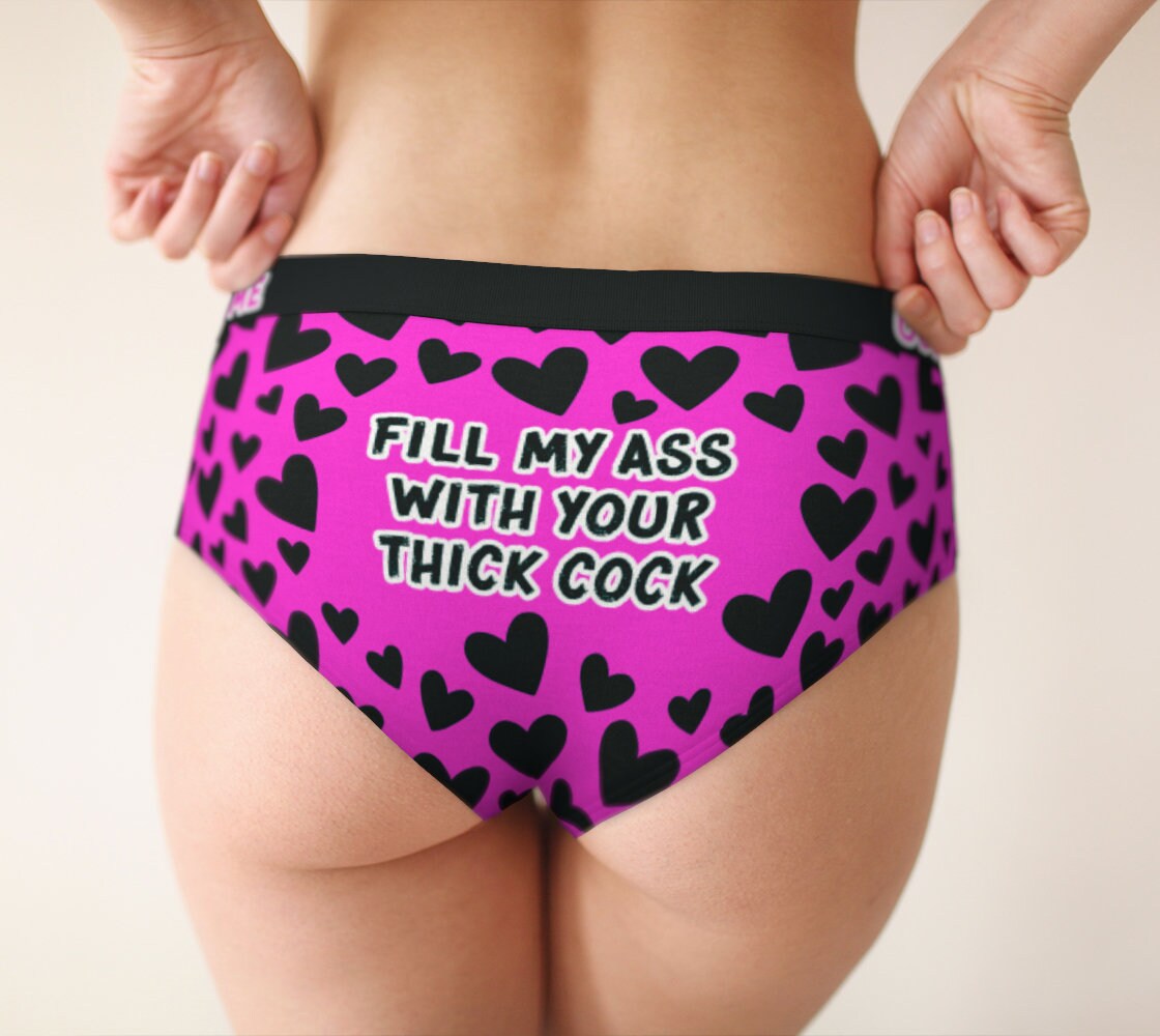 wife ass cock panties