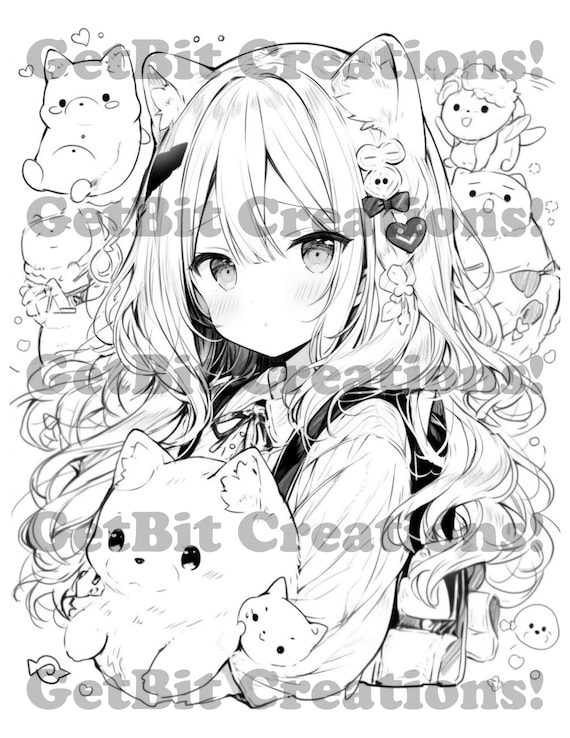 chibi anime coloring book: Kawaii Japanese Manga Drawings And Cute Anime  Characters Coloring Page For Kids And Adults : publishing, : 9798463186270  : Blackwell's