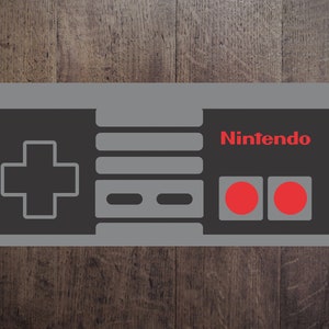 NES Nintendo Entertainment System Acrylic Sign / Game Room Sign
