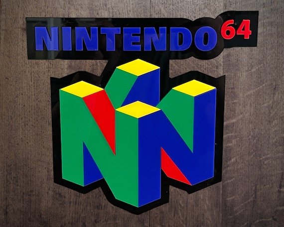 Nintendo 64 Acrylic Sign Game Room Sign