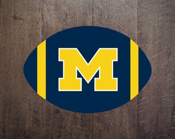 University Of Michigan Football / College Football Sign / Michigan / Acrylic Sign / Bar Sign