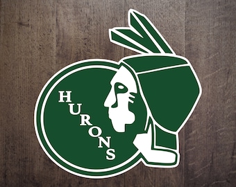 Eastern Michigan Hurons Acrylic Sign / Bar Sign