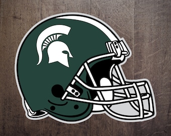 Michigan State Football Helmet Acrylic Sign / Bar Sign