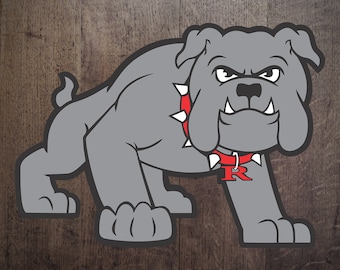Romeo Bulldog Acrylic Sign / Bar Sign