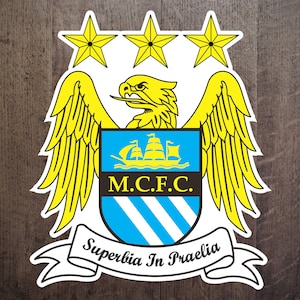 M.C.F.C Acrylic Sign / Manchester City Football Club / Bar Sign