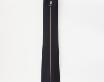 Liverpool FC Navy Stripe Tie - Official Football Gift, LFC, Men's Gift, Neck Tie, Birthday, Fathers Day