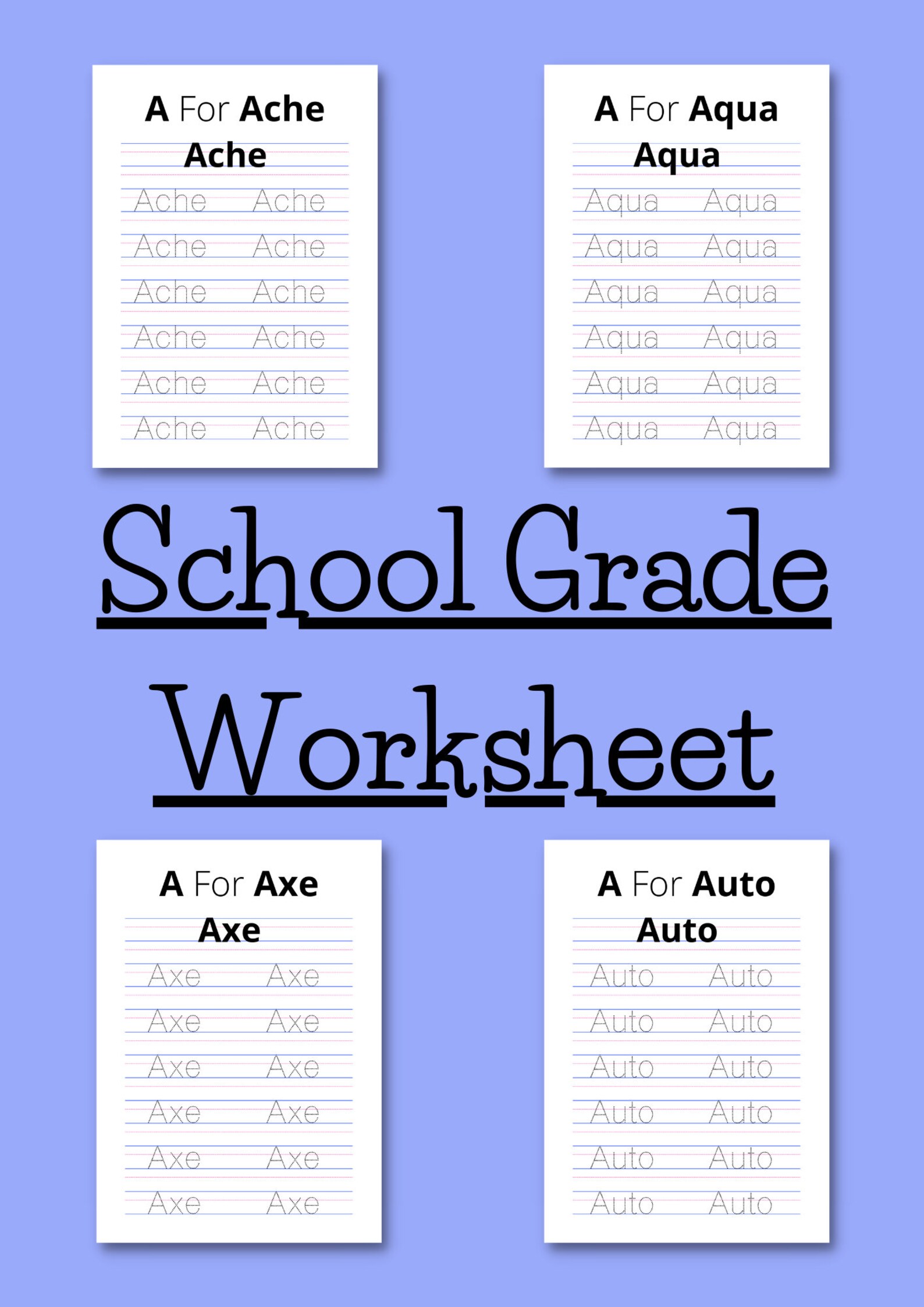 How To Make Word Tracing Worksheets