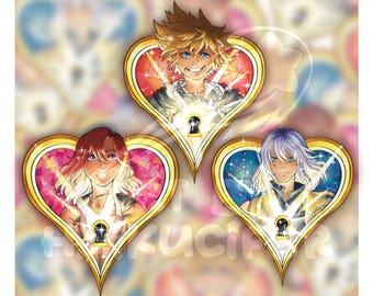 ソラ キングダム ハーツ デカール ステッカー 6 インチ | KH1 KH2 KH3