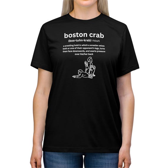Boston Crab Pro Wrestling Definition Unisex Triblend Tee