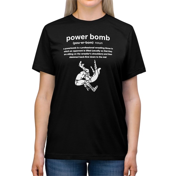 Powerbomb Pro Wrestling Definition Unisex Triblend Tee