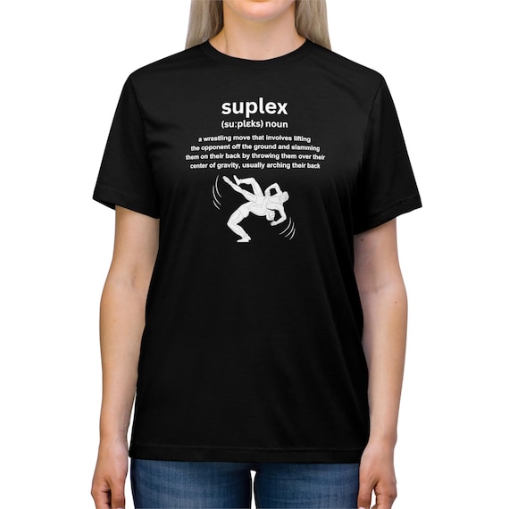 Suplex Pro Wrestling Definition Unisex Triblend Tee