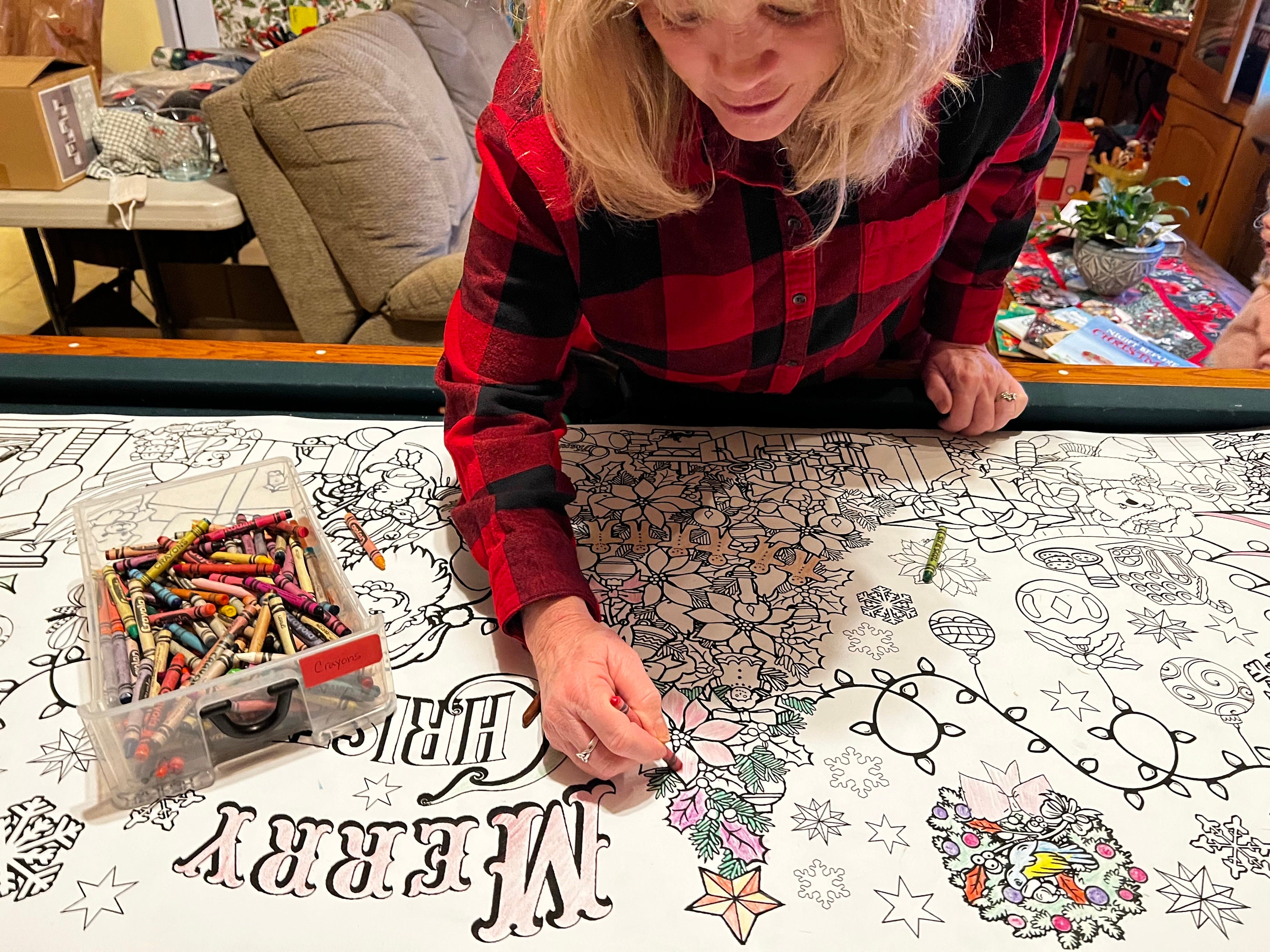 Christmas Coloring Banner Printable Pdf
