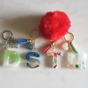 Letter Initial Keychain