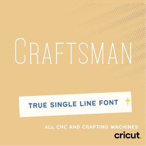 Single Line Schriftart für Cricut & Lasergravur - TTF OTF Monoline SVG | True Single Line Schneidbare Schriftart