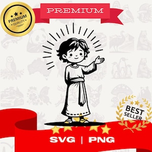 Kind van God Bijbel SVG - gebogen geloof tekst clipart