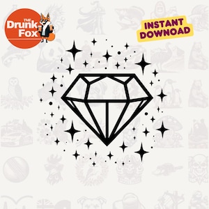 Citazione "Splendi" con diamanti e scintillii in formato SVG - SVG ispiratore e glamour