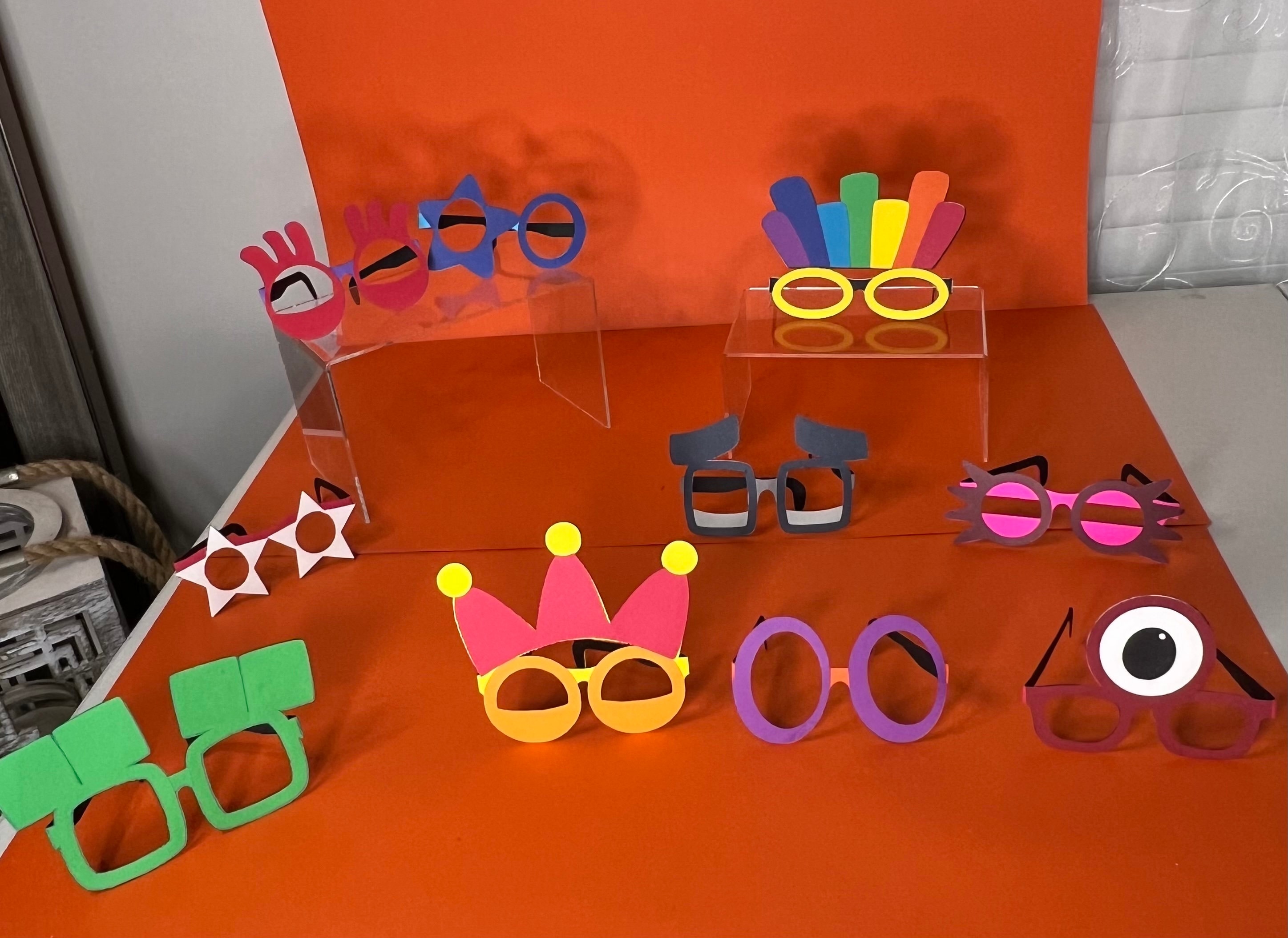 Numberblocks Glasses 9 Party Favor/photo Prop Svg Png Etsy Canada