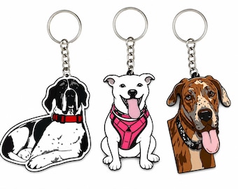 Custom pet keychain