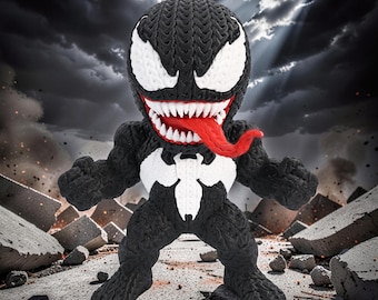 Venom Inspired 3D Printed Figure