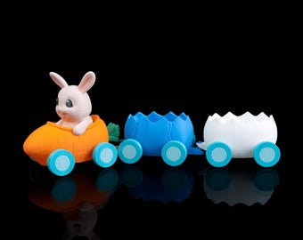 Easter Train with Bunny