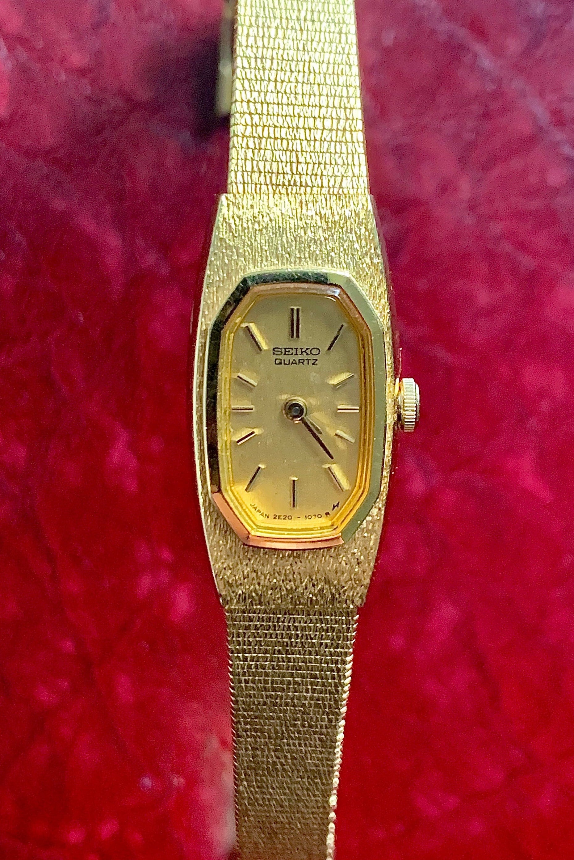 Gold Seiko Watch - Etsy