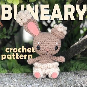 PDF HÄKELANLEITUNG | Buneary der Hase Amigurumi Schlüsselanhänger