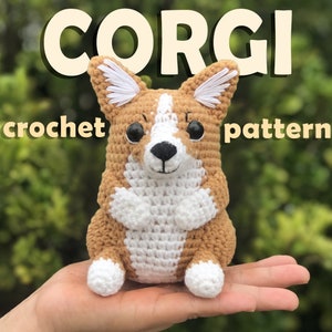 PDF CROCHET PATTERN | Corgi Amigurumi