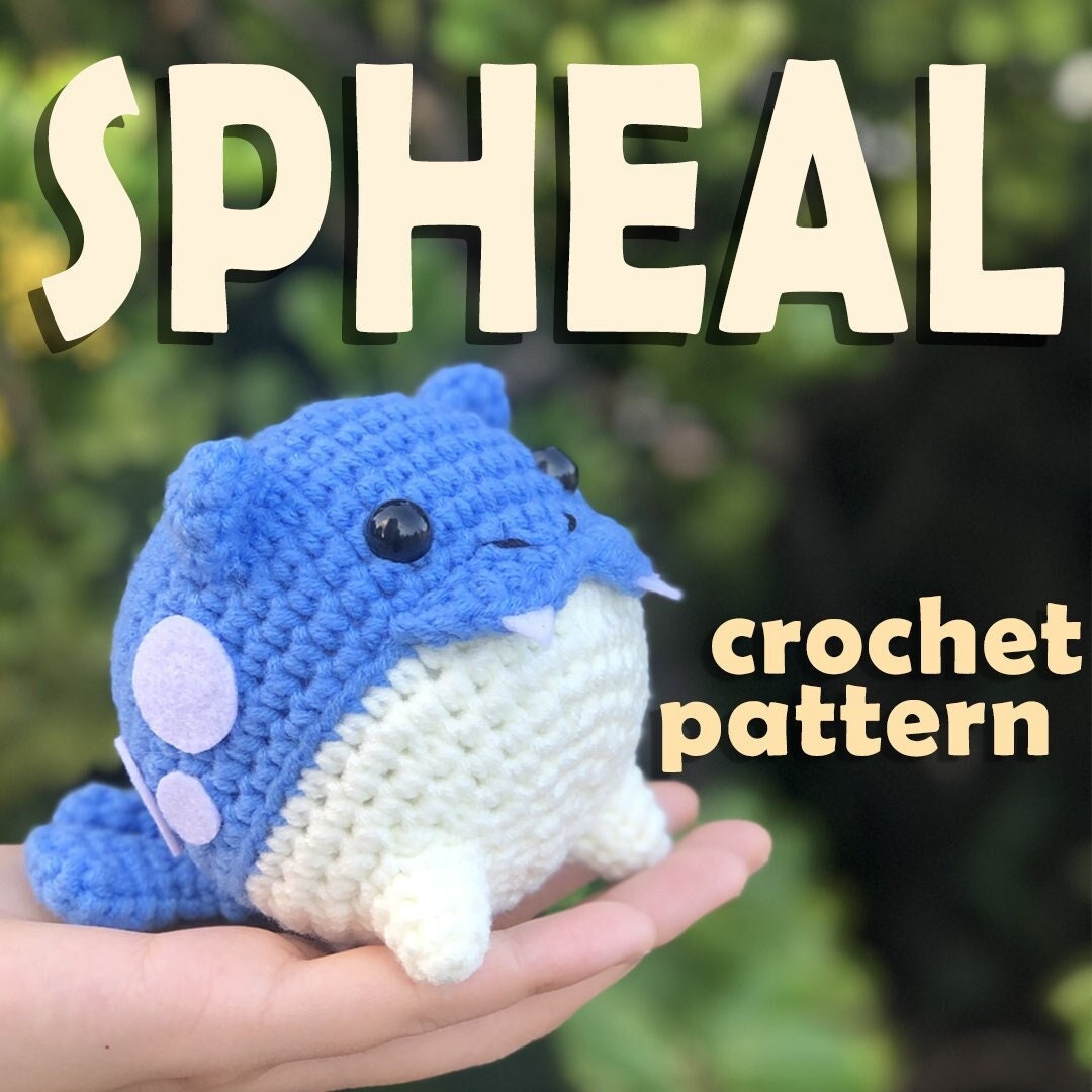 PDF CROCHET PATTERN Spheal Ice Seal Amigurumi Keychain Etsy
