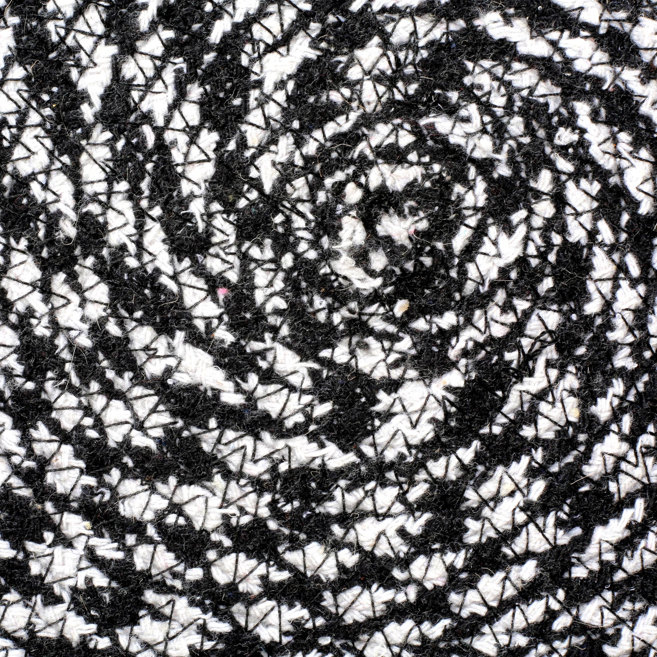 Black and White Placemats Set of 4 Cotton Can Be Used as Farmhouse