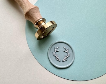 Reindeer Antlers - Festive Christmas Wax Seal Stickers