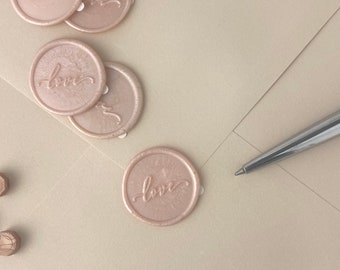With Love - Wax Seal Stickers