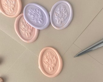 Fleur Flowers in a Basket - Wax Seal Stickers