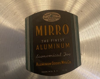 Vintage Mirro 9" Cake Pan 379M Removable Bottom Aluminum Bakeware Cheesecake USA