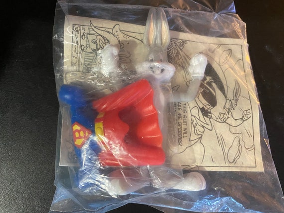 McDonalds Happy Meal Toy, Bugs Bunny como Super Bugs, Looney Tunes