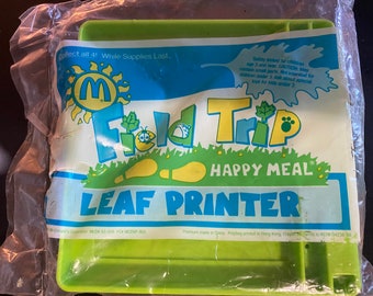 McDonald's Happy Meal LEAF PRINTER toy 1993 vtg Field Trip Sealed in bag