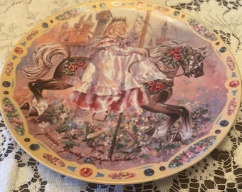 Schmid *A Fairy Tale Princess* Carousel Fantasies #209 Collective Plate