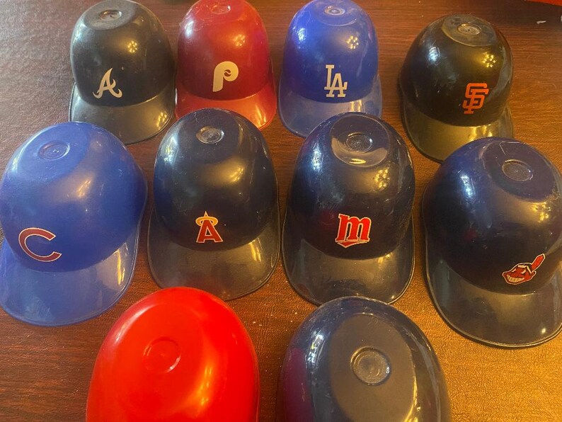 1980s Mini Baseball Helmets Dairy Queen Promo Mini Batting Helmets MLB