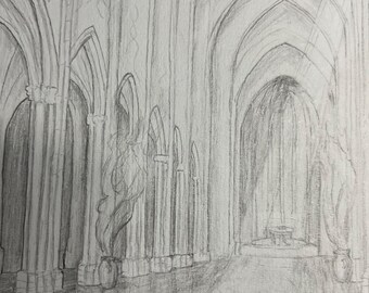 Signed Print: The Hall of Joaquim, Award-Winning Art, Book Cover Illustration