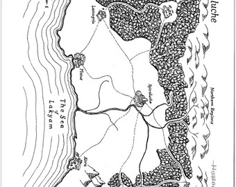 Signed Map of Hazcaluche/Trastaluche