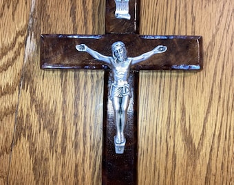 Personalized Crucifix- Straight-edged.